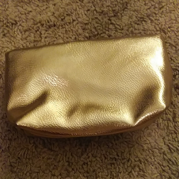 bareMinerals Bags Gold Makeup Bag Poshmark